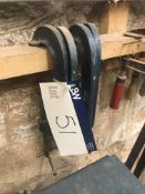 Four Assorted G-Clamps (note zero vat on hammer price, however vat will be charged on buyers