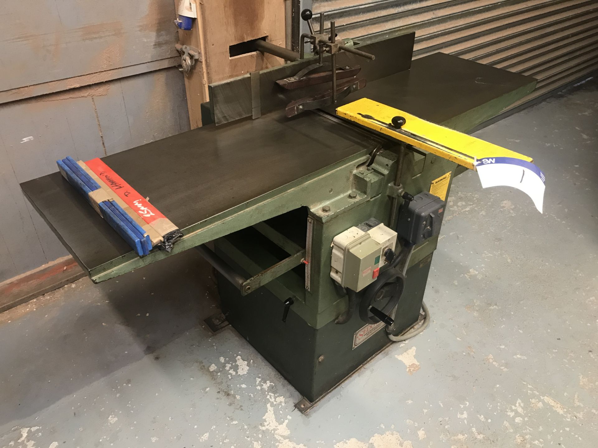 Sedgwick 410mm (16in) wide PLANER THICKNESSER, 230mm (9in) thicknesser cap., three phase (by payment