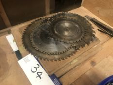 Assorted Saw Blades, as set out (approx. 10) (note zero vat on hammer price, however vat will be