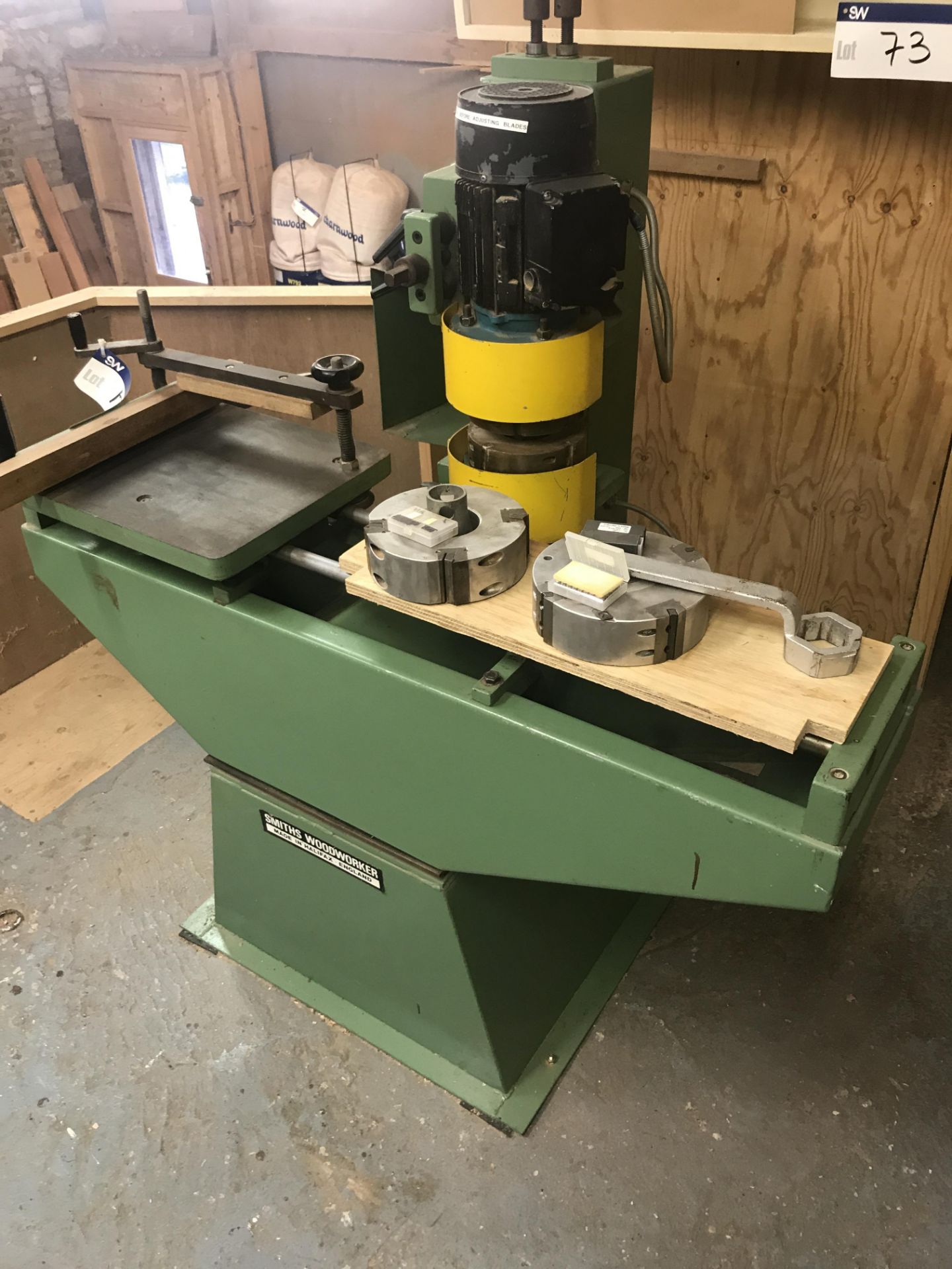 Smith SINGLE END TENONER, single phase (note zero vat on hammer price, however vat will be charged