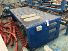 Dodd Roller Conveyor Table, serial no. J4624-3, year of manufacture 2012, overall dimensions approx.