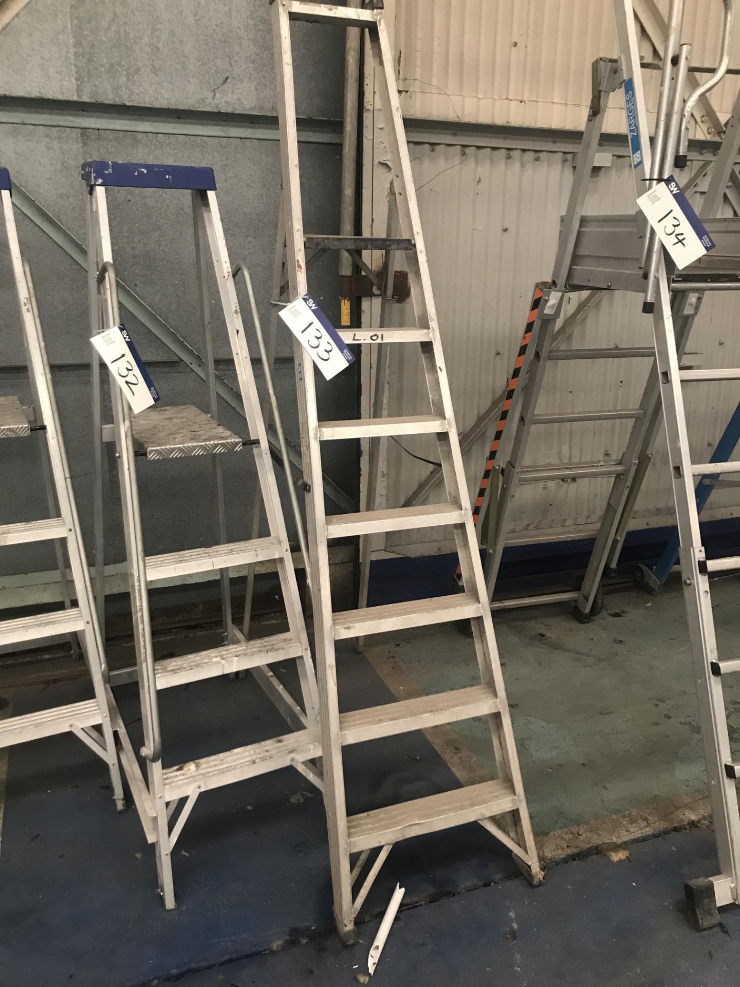 Seven Rise Alloy Stepladder