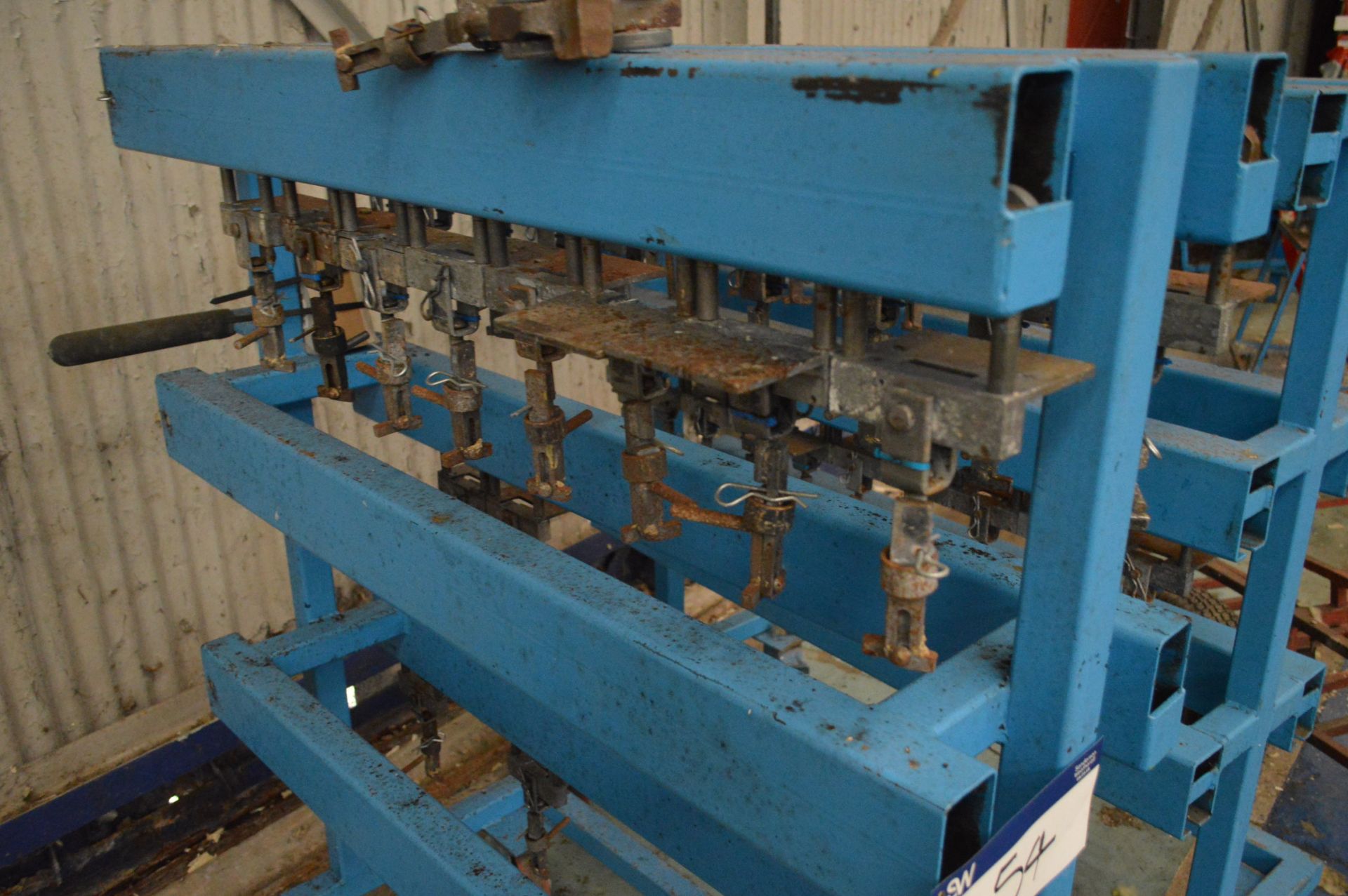 Two Mobile Steel Framed Conveyor Component Carriers - Bild 2 aus 2