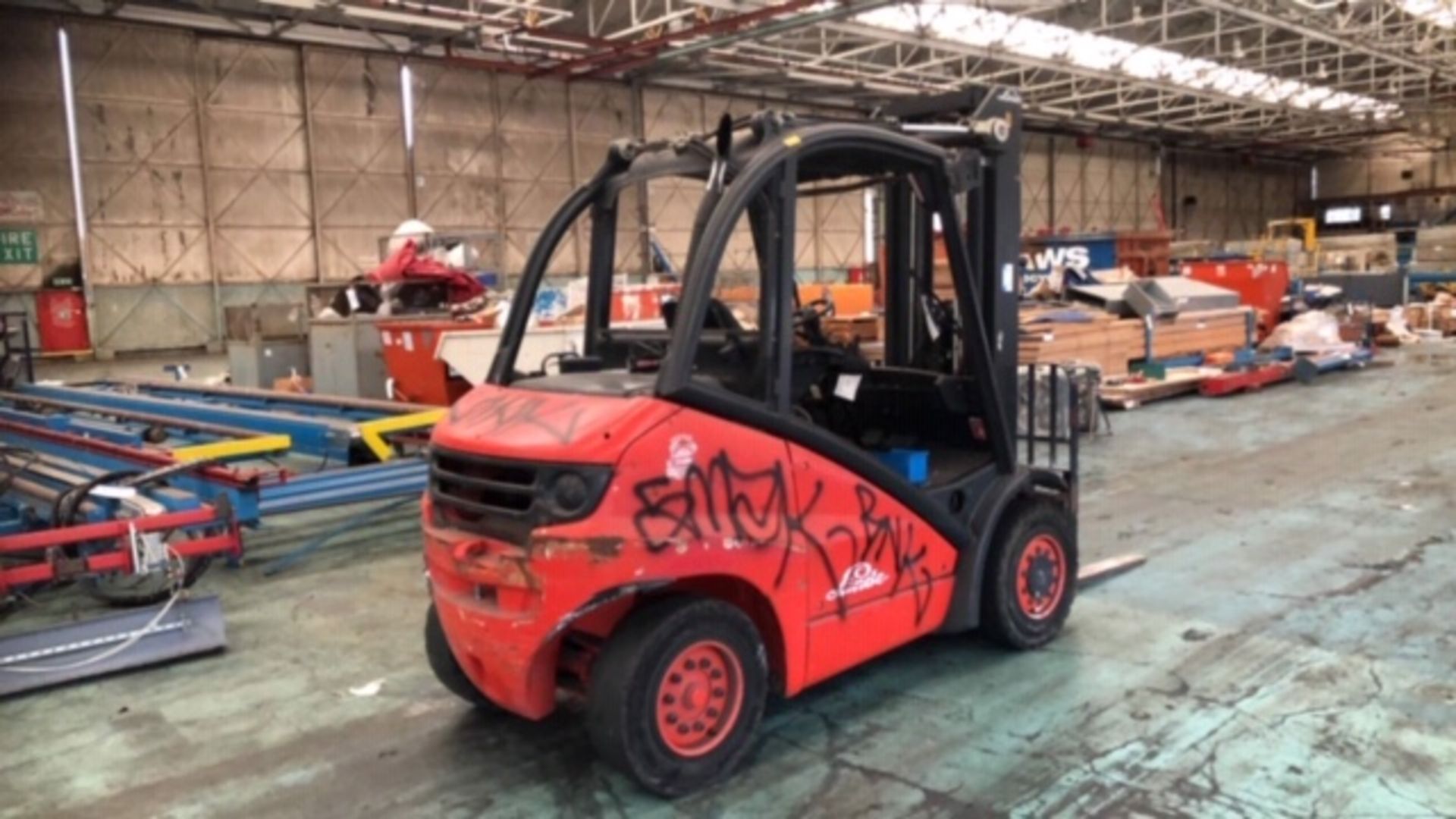 Linde H40D 4000kg cap. DIESEL ENGINE FORK LIFT TRUCK, serial no. H2X394S00661, year of manufacture - Bild 2 aus 7