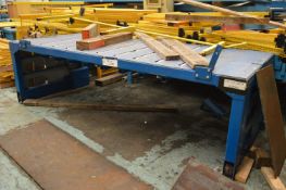 Dodd Roller Conveyor Bench, approx. 3.43m x 1.42m, 300kg SWL, 750kg weight, serial no. J4624-2