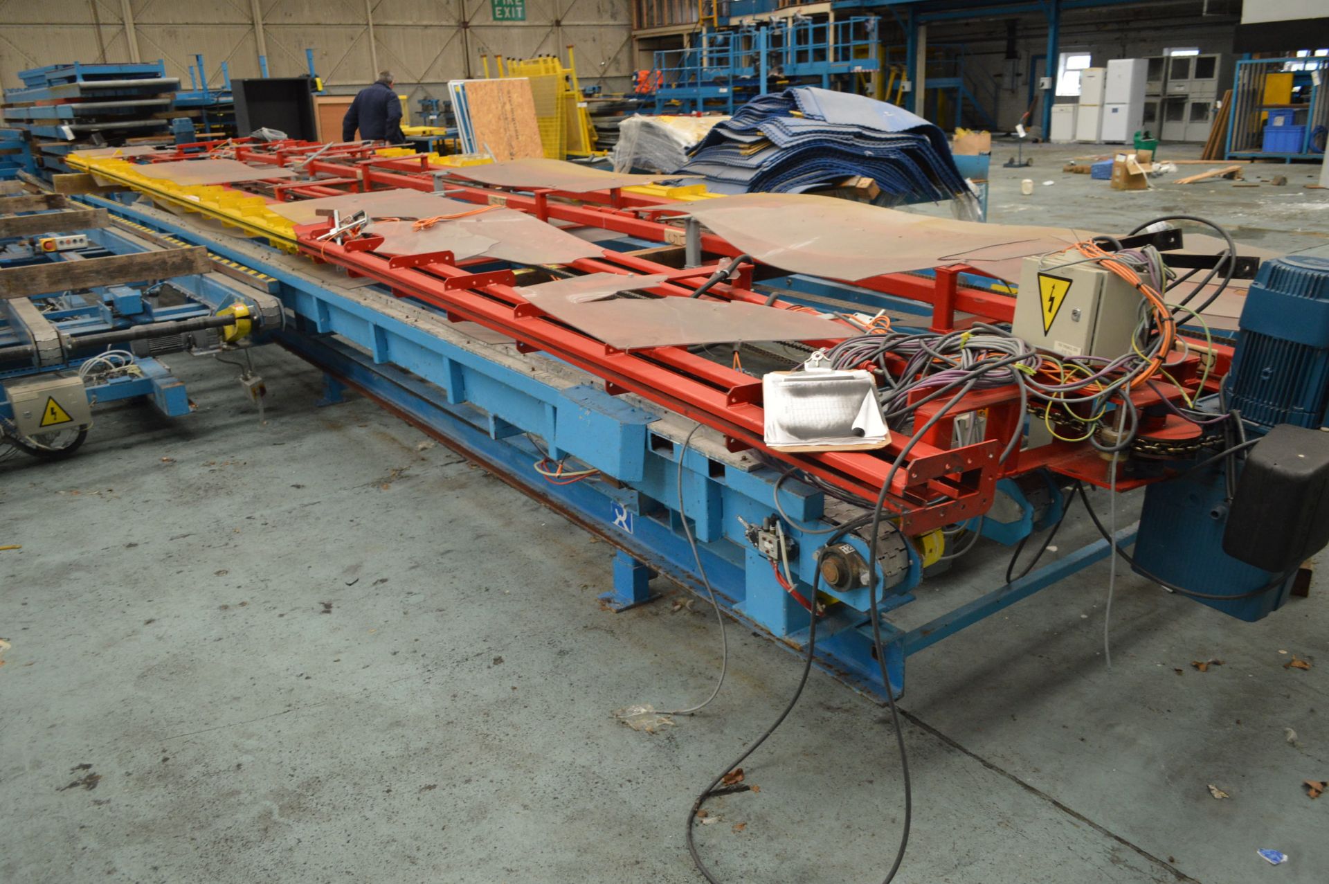 BauTech POS 11 Conveyor, serial no. 2201, year of manufacture 2005, approx. 2.46m wide x 12m long - Bild 3 aus 3