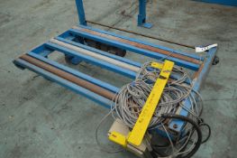 Powered Roller Conveyor, approx. 1.7m wide on rolls x 1.16m long overall
