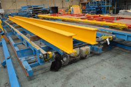 Conveyor Units, approx. 2.45m wide x approx. 12m long
