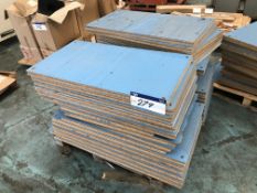 Assorted Boards, as set out on four pallets