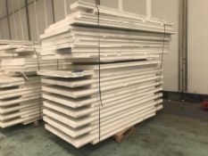 Assorted Insulated Board, up to 2.6m long, as set out in stack
