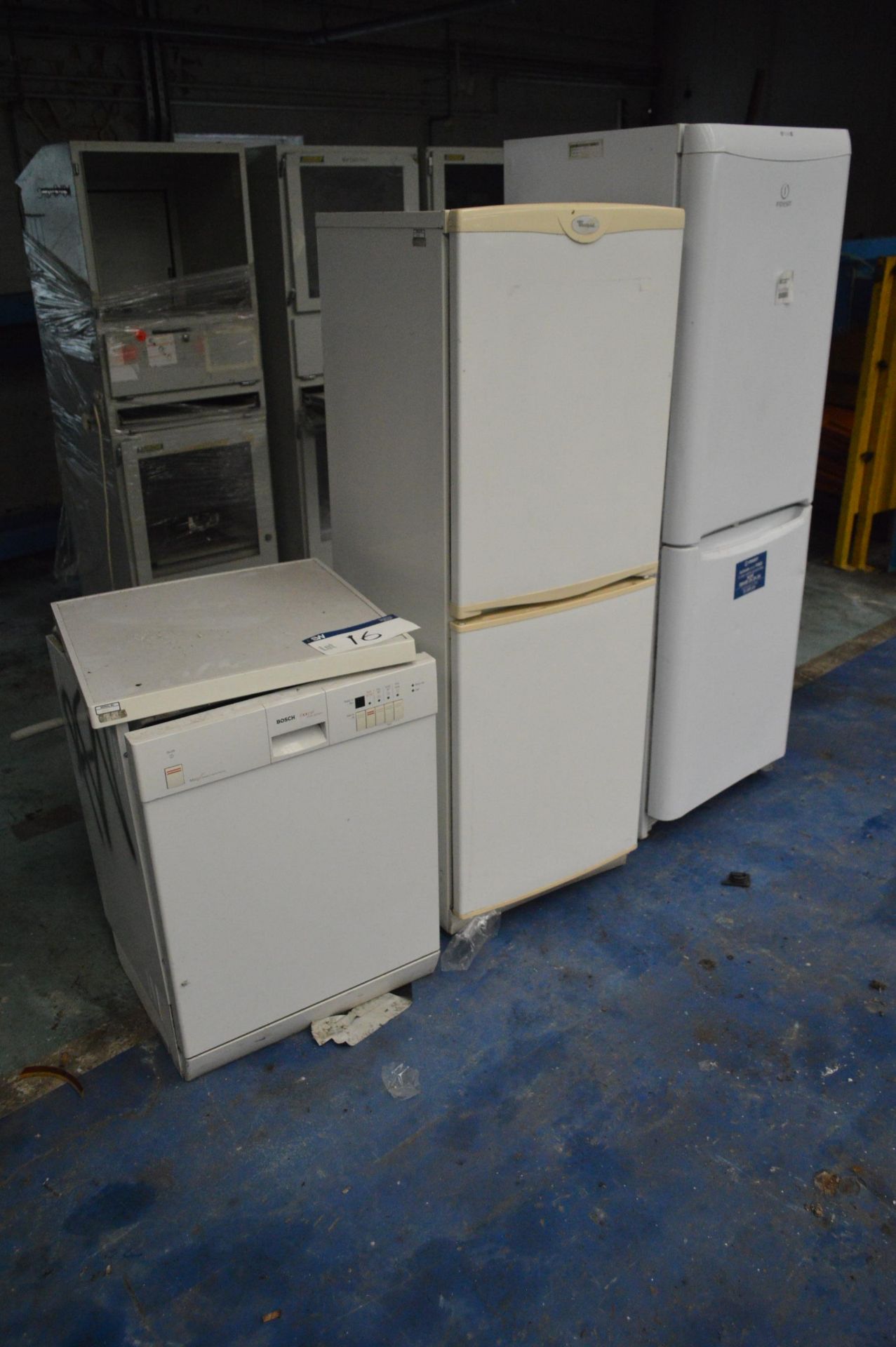 Fridge/ Freezers & Dishwasher, as set out