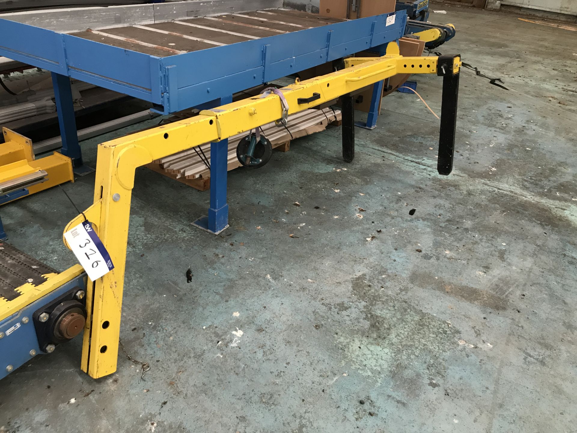 RHC Lifting Limited 11-921 350kg SWL Crane Pallet Lift, serial no. 12578, year of manufacture 2011