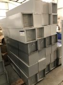 27 Assorted Personnel Lockers, in one stack (no keys)