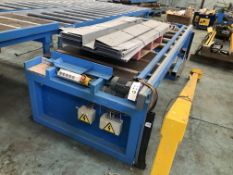 BauTech Powered Roller Conveyor, approx. 1.3m wide on rollers x 3.8m long