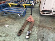 Boss Hand Hydraulic Pallet Truck, forks approx. 1.2m long