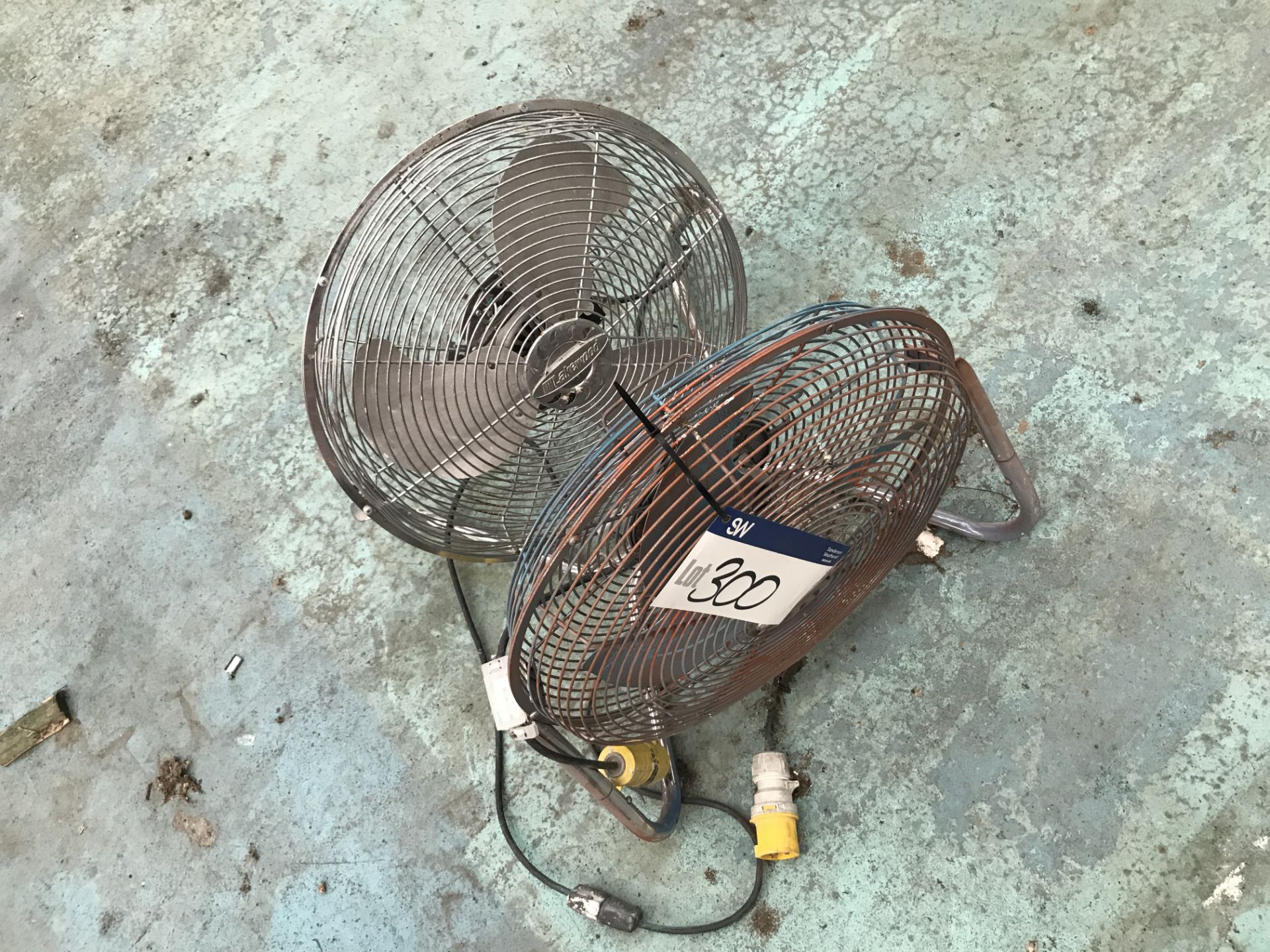 Two Warehouse Fans, 110V