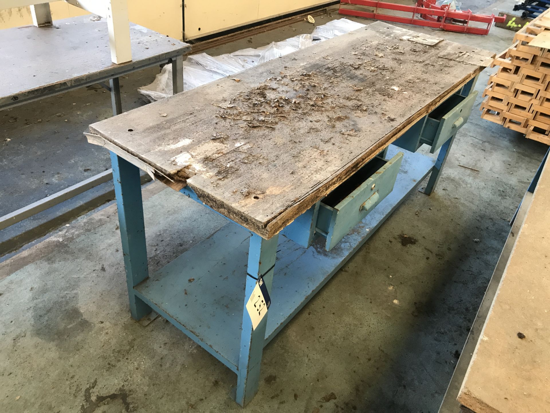 Steel Framed Two-Tier Bench