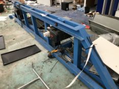 BauTech Lifting Beam, approx. 6.5m long, with two Stahl ST 3200 electric chain hoist