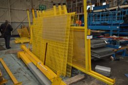 Safety Fencing & Steel Supports, in one area