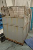 Cage Pallet, approx. 1.2m x 1.2m x 1.75m deep, with contents