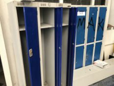 Nine Assorted Personnel Lockers, as set out