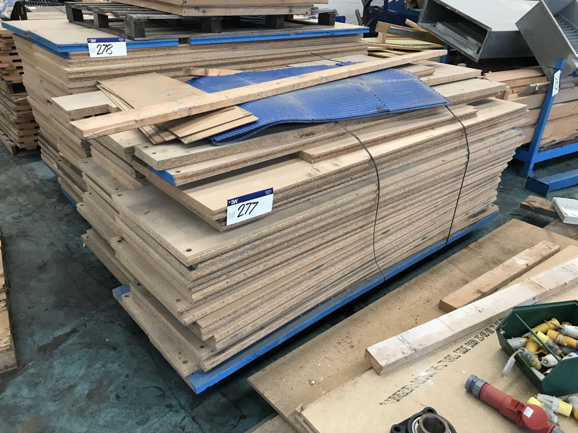 Assorted Boards, as set out in two stacks, up to 2.5m long