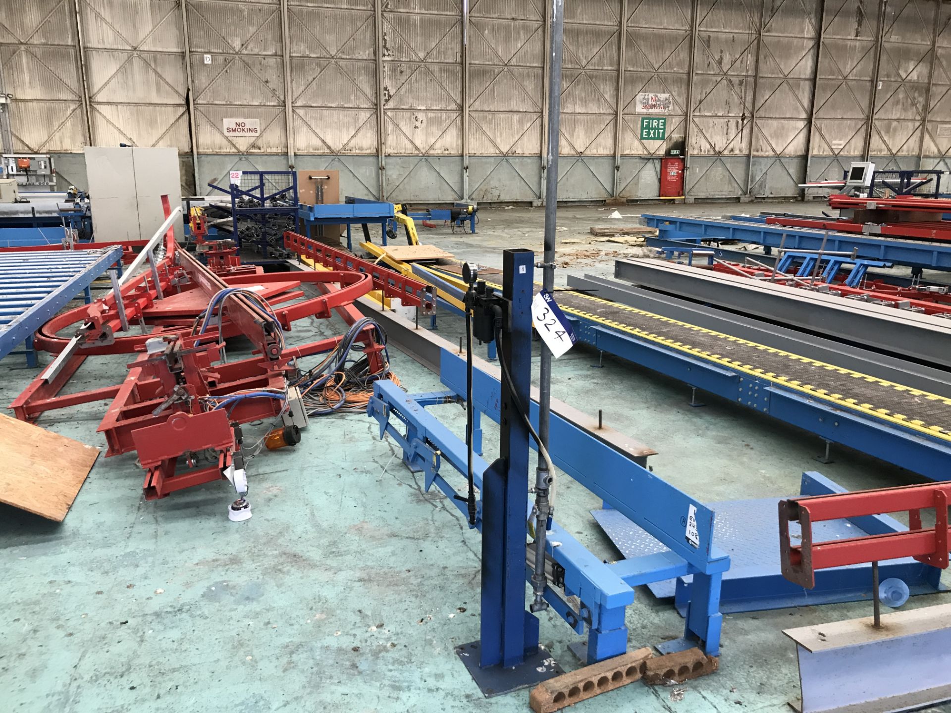 Steel RSJ’s & Overhead Conveyors, as set out in one area - Image 3 of 4