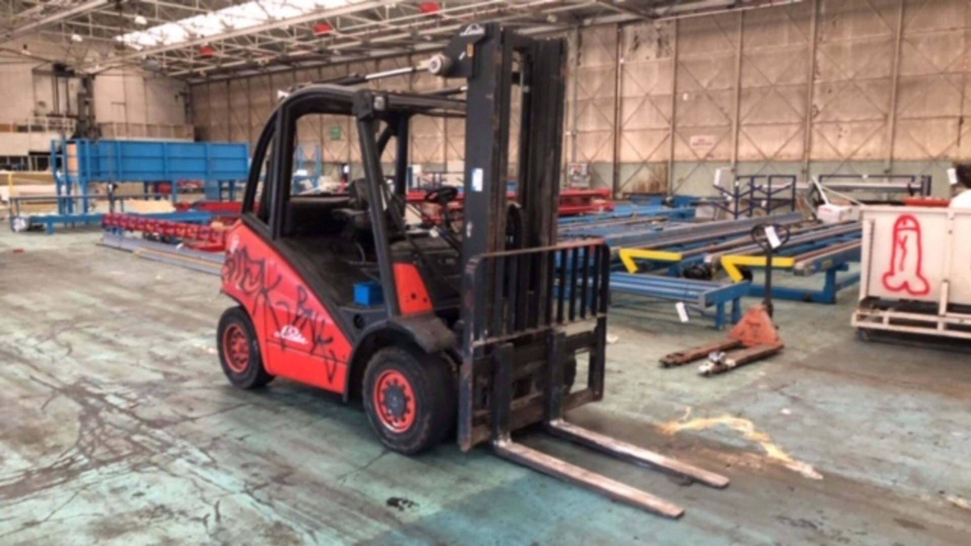 Linde H40D 4000kg cap. DIESEL ENGINE FORK LIFT TRUCK, serial no. H2X394S00661, year of manufacture - Bild 3 aus 7