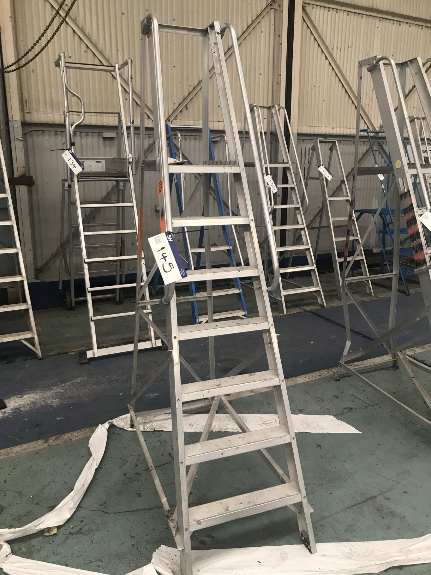 Seven Rise Alloy Stepladder