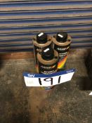 3 Cans of Motif Bitumen Undercoat