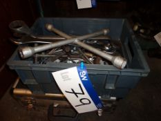 Quantity of Spanners as set out in box