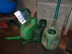 4 Watering Cans