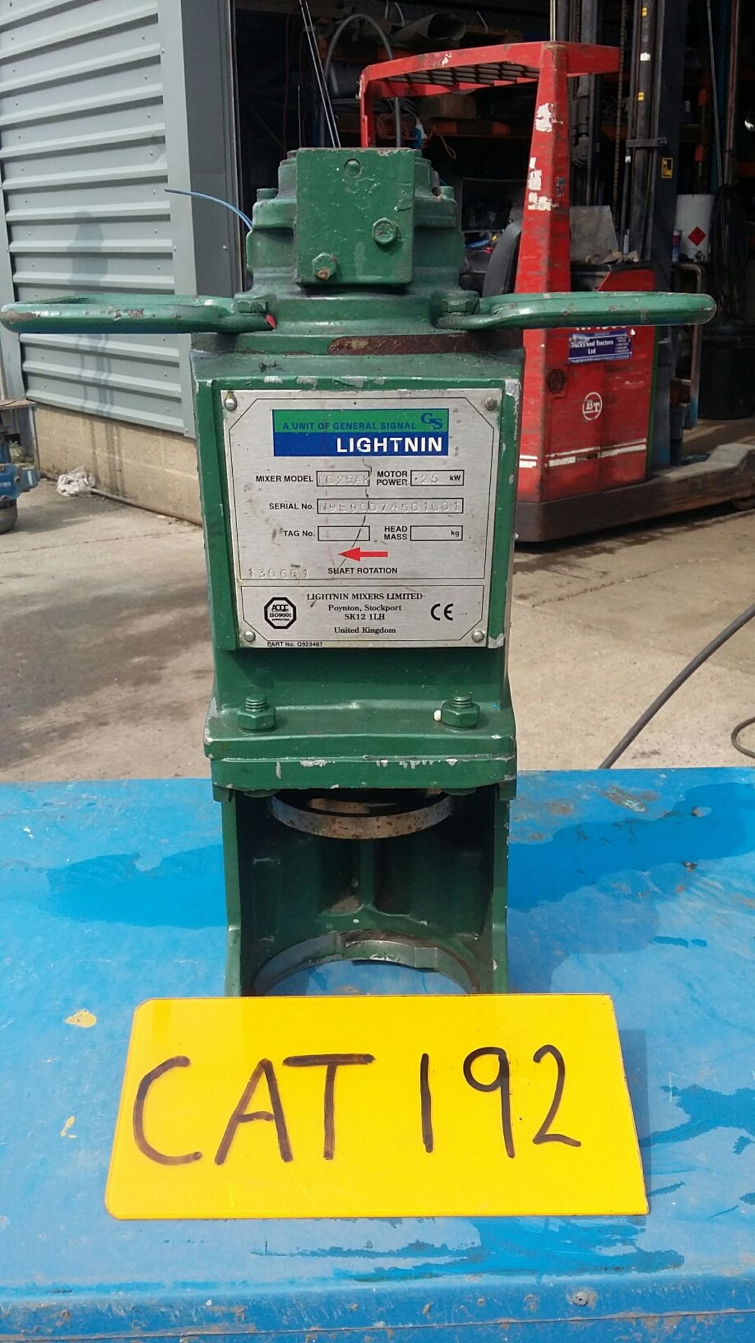 Lightnin LC25AK Air Operated Agitator Drive Head, - Image 2 of 4