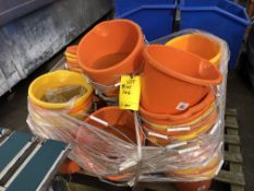 Pallet of Plastic Buckets