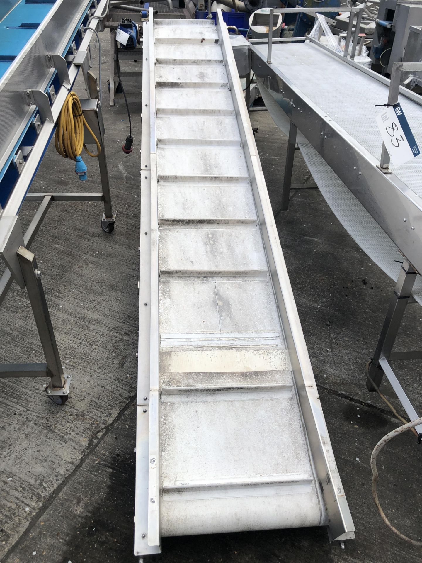 Elevated Slattered Belt Conveyor - Image 2 of 2