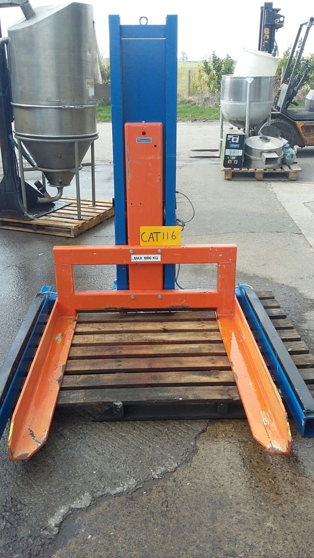 Edmo TSE 1000 X 1200 Hi-Lift 1000kg Pallet Lift, 3