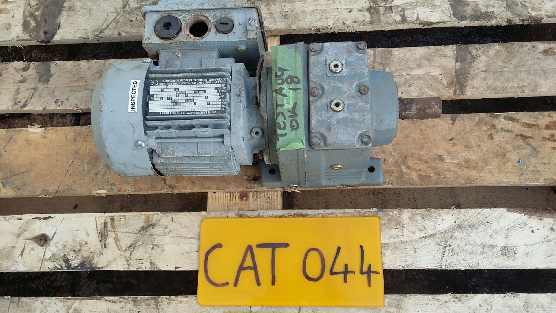 SEW Eurodrive Motor Gearbox, 0.37kw @ 19 rpm