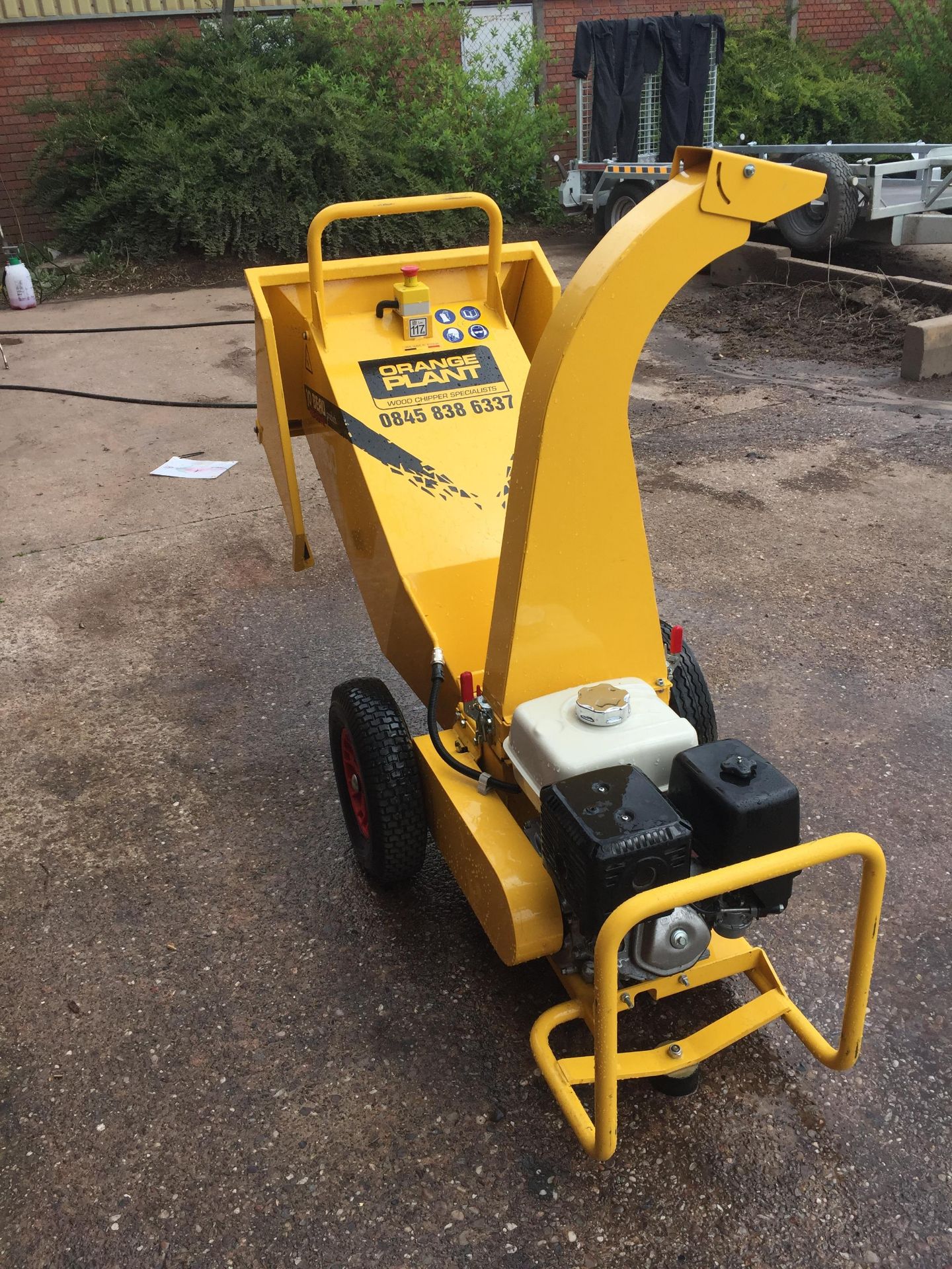 Jo Beau M300 3in Portable Chipper, indicated hours