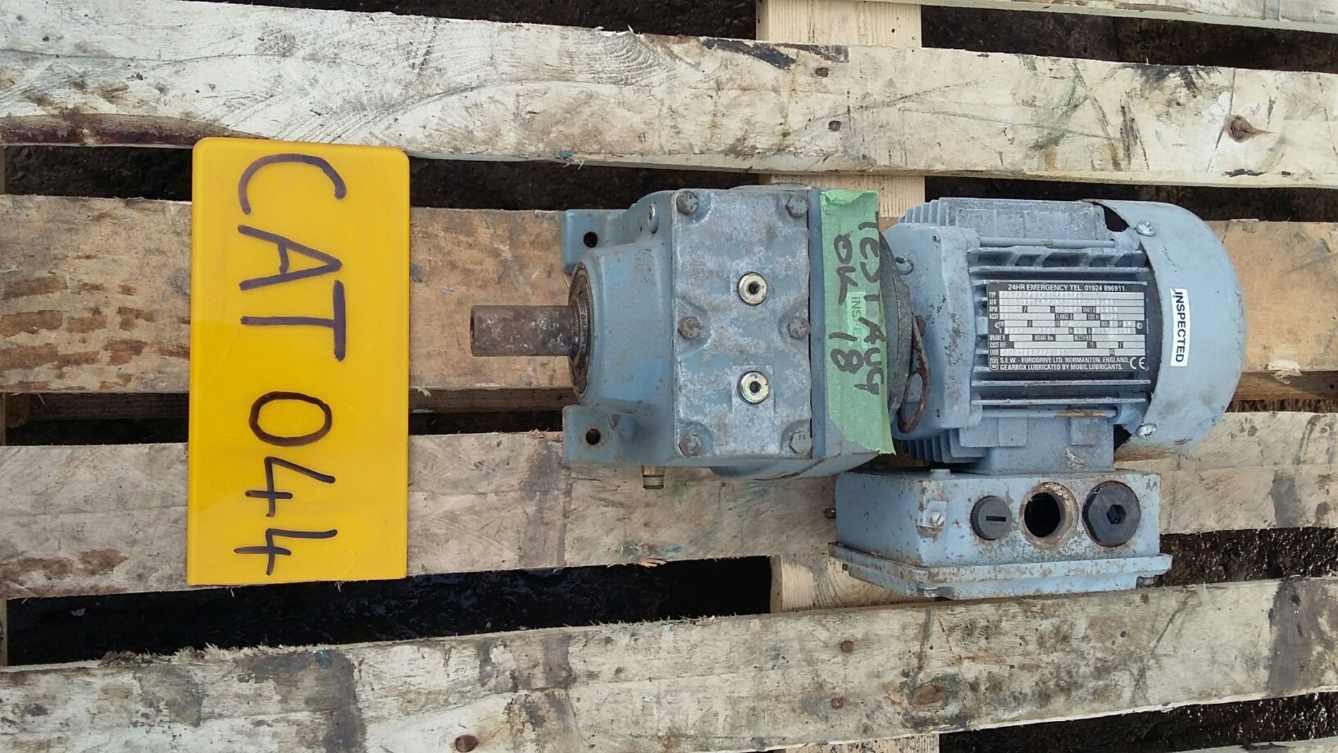 SEW Eurodrive Motor Gearbox, 0.37kw @ 19 rpm - Image 2 of 2