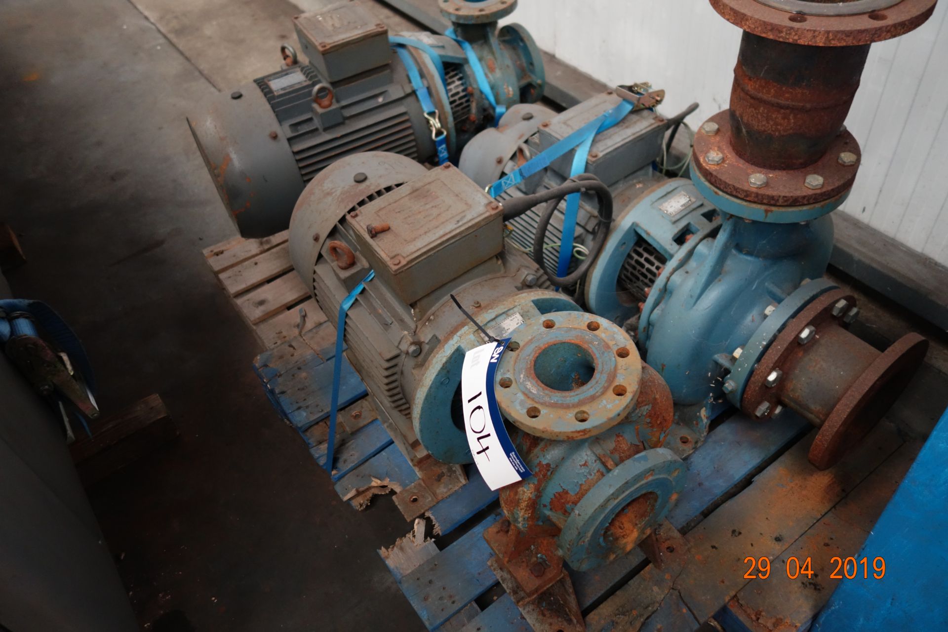 Two Bombas GN1 80 16/30 22kW Pumps, 1 x GNI 125 26 - Image 2 of 5