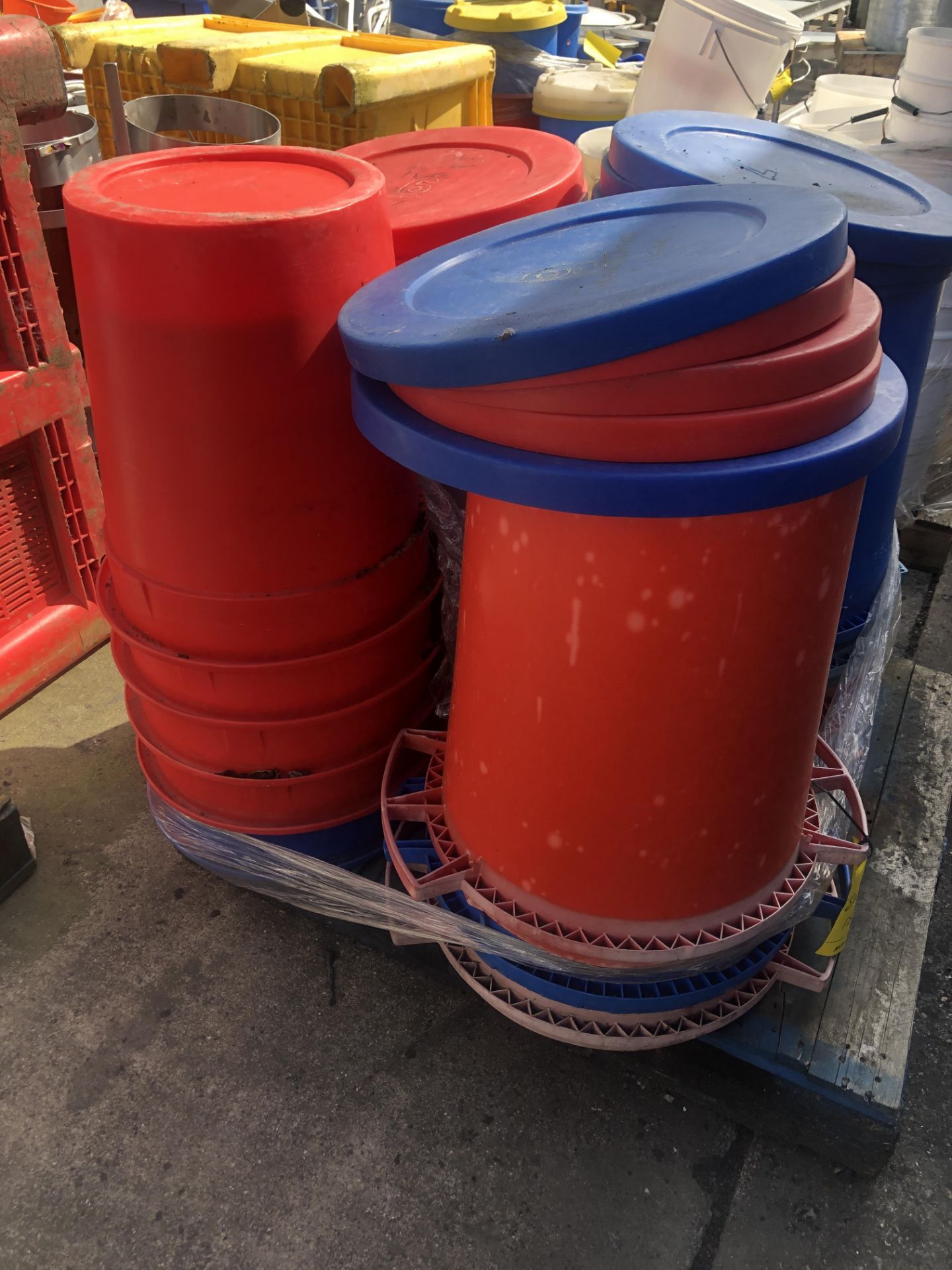 Approx. 14 Pallet of Blue & Red Ingredient Bins, w - Image 2 of 3