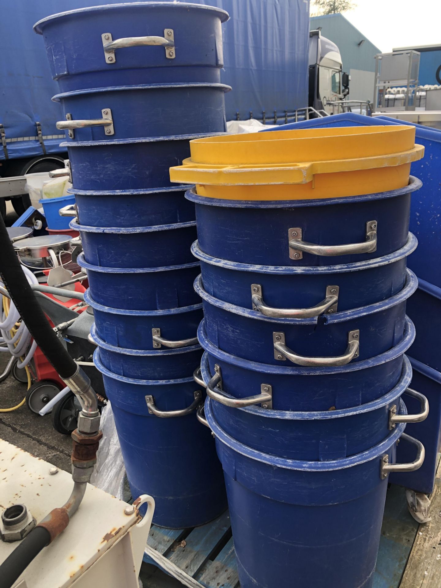 Pallet of Plastic Ingredient Bins, with lids - Image 3 of 3