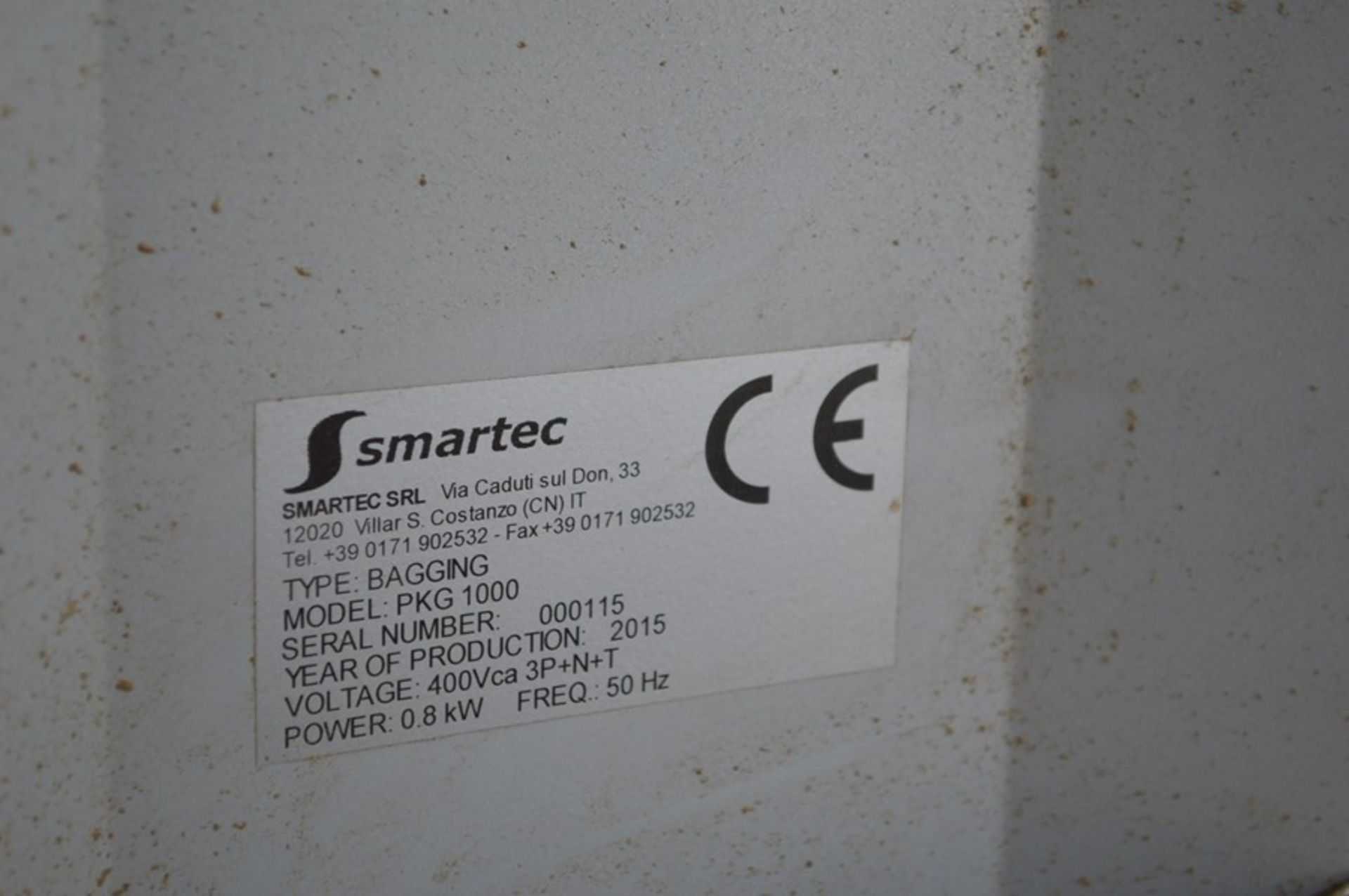 Smartec PKG1000 BELT FED LOADCELL WEIGHER BAGGING - Image 3 of 9