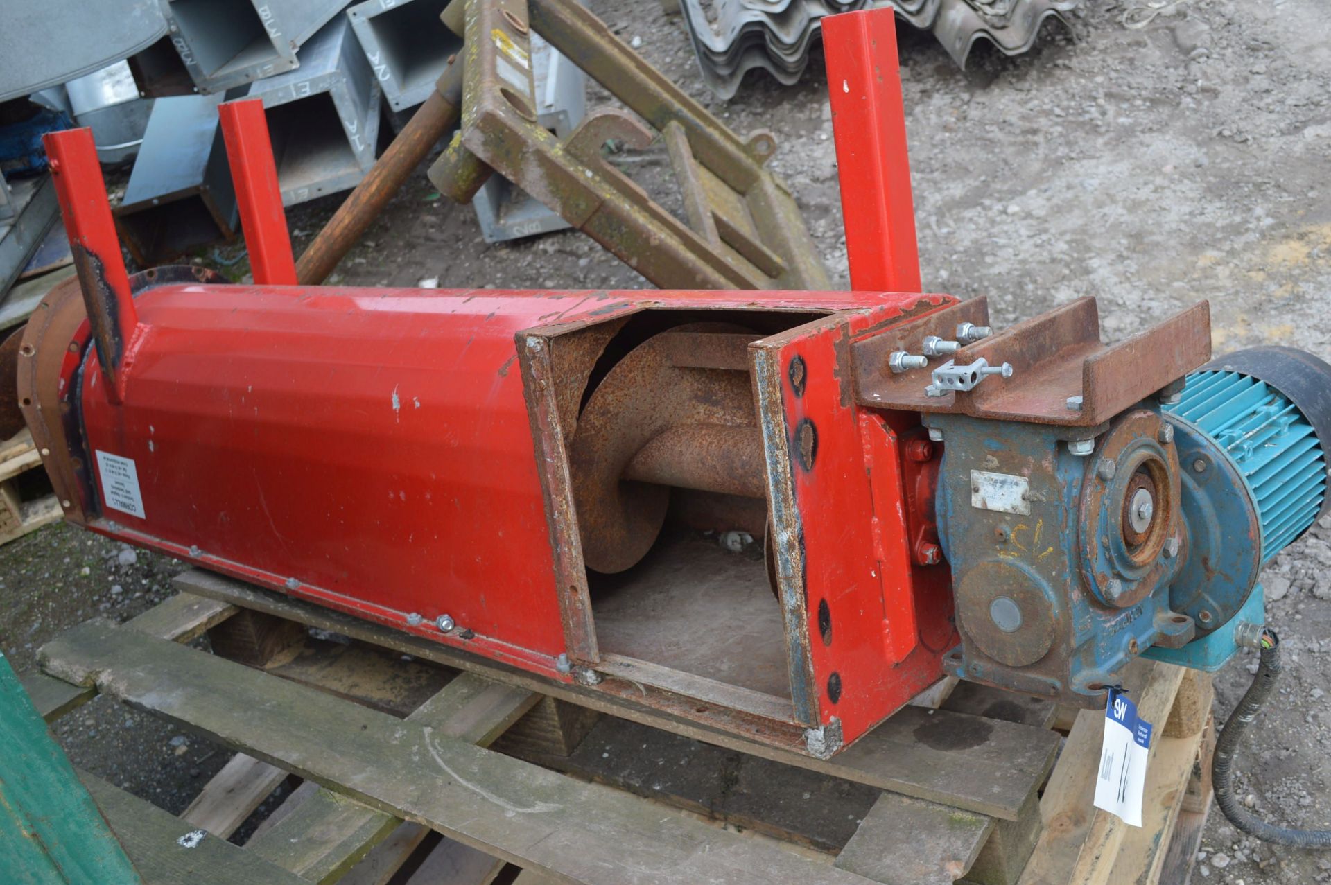 300mm dia. Screw Conveyor, approx. 2.2m long on sc - Bild 3 aus 4