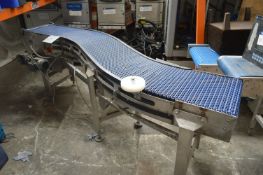 Stainless Steel Framed Plastic Belt Conveyor, seri
