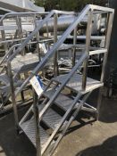 Stainless Steel Inspection Stand, four step
