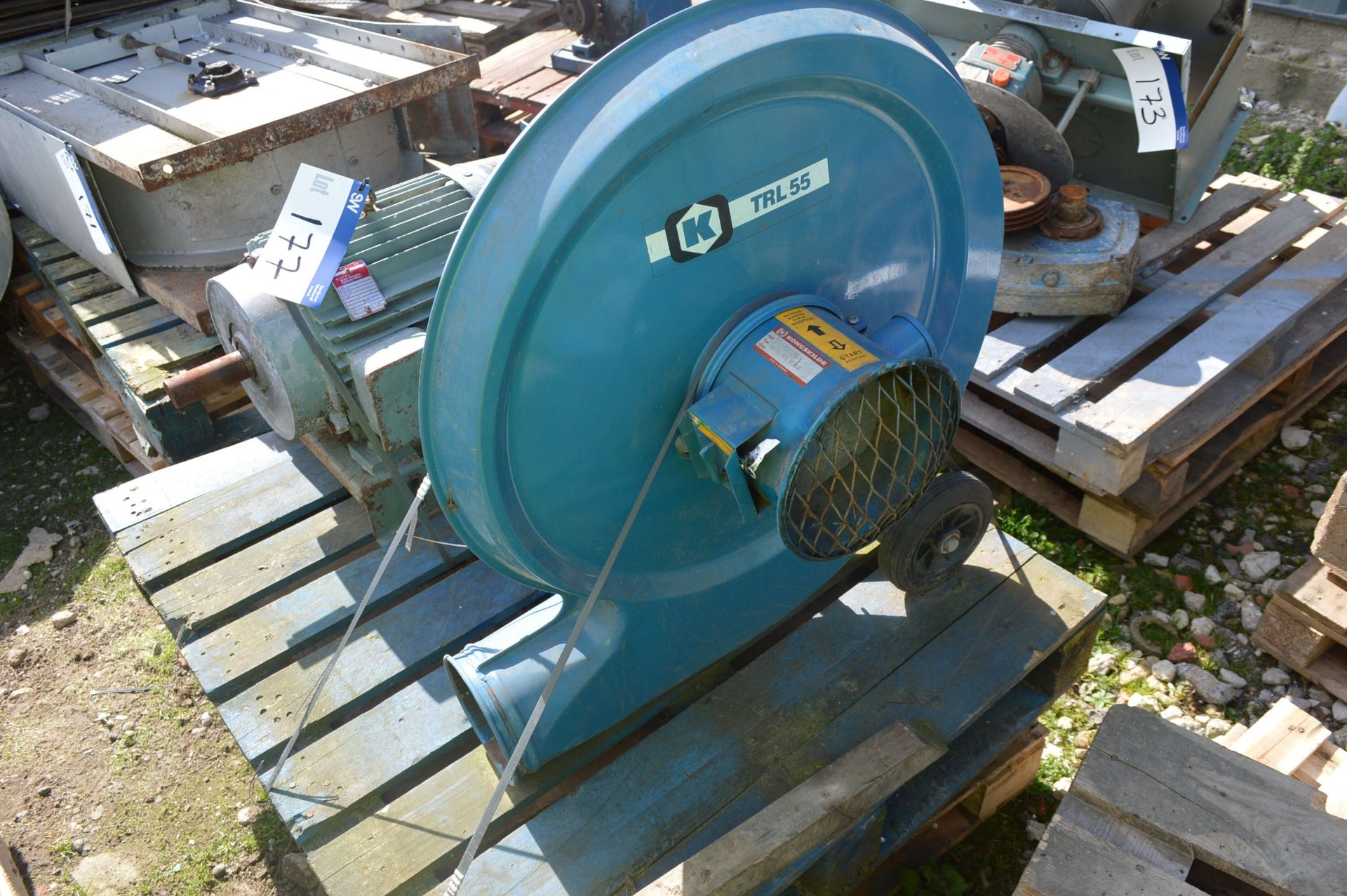 Kongskilde TRL55 Mobile Centrifugal Fan, with elec - Image 2 of 2