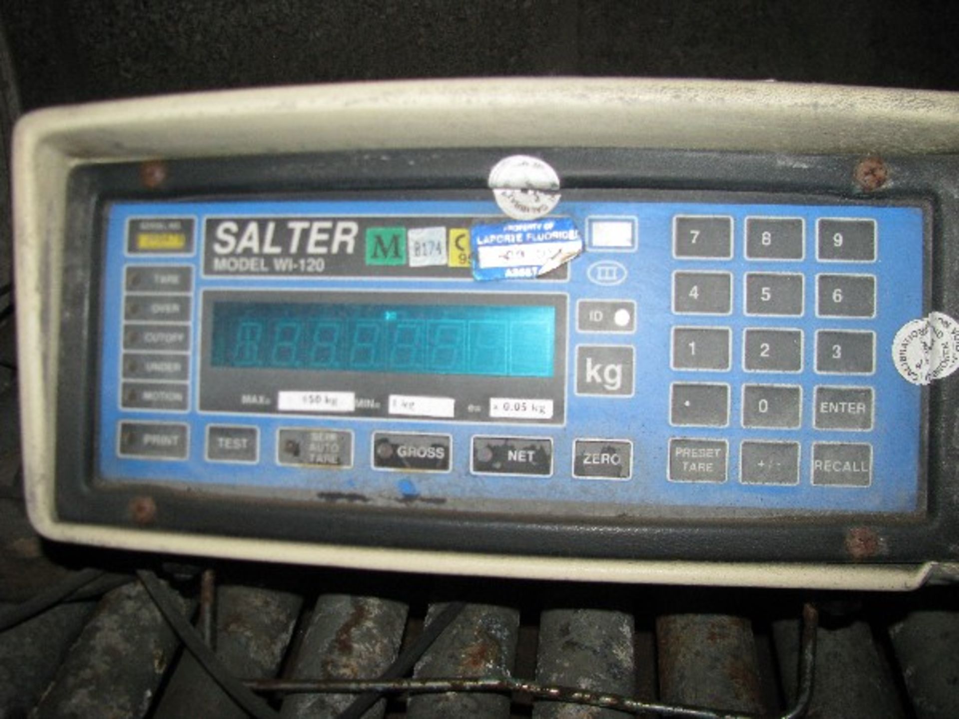 Salter Salter Check Roller Weigher, fitted on conc - Image 3 of 4