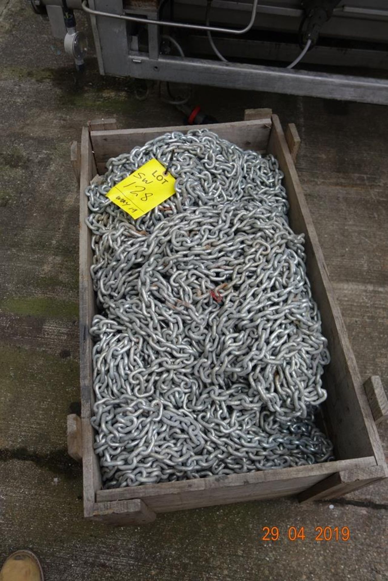 Box of Galvanised Chain