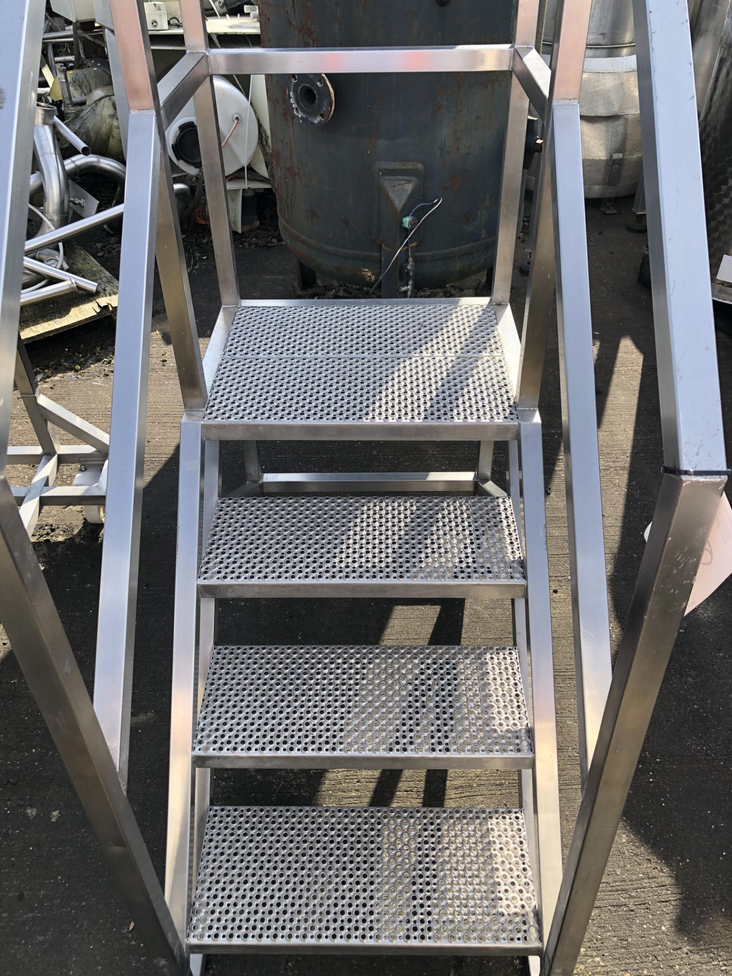 Stainless Steel Inspection Stand, four step - Bild 3 aus 3